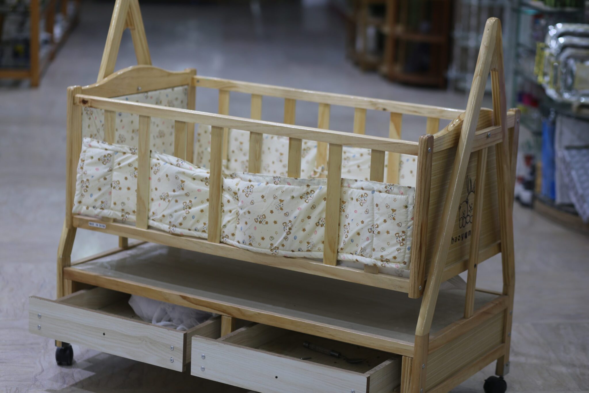 Imported Baby Wooden Jhula Ali Mall